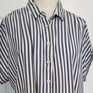 Madewell Hilltop Shirt in Savin Stripe
